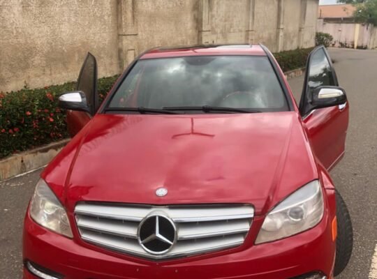 2009 Mercedes-Benz C300 Red Automatic Nigerian Use